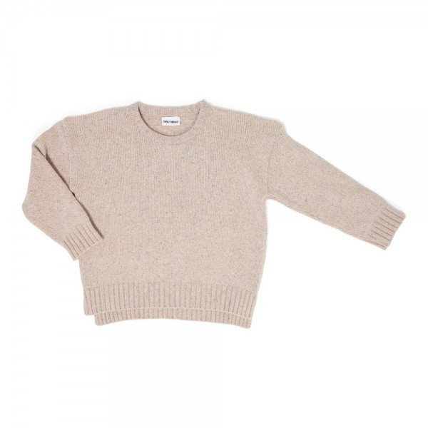 DAILY BRAT Asthon gestrickter oversized Pullover in ivory